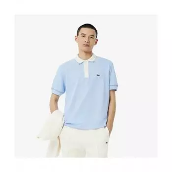 Lacoste Мужское поло Mif Stitch [Небесно-голубое] 004