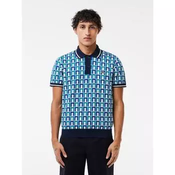 LACOSTE Мужской летний комплект с жаккардовым узором, свитер-поло AH7672 54G IS8 Q2NAH7672 54GIS8 004