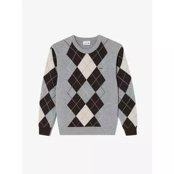 Lacoste Мужской пуловер с узором «Аргайл» Ah561e 54n Uwc q2nAh561e 54nUwc 003