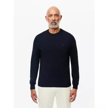 Lacoste Мужской свитер с круглым вырезом из мериносовой шерсти Ah1969 54n 166 q2nAh1969 54n166 003