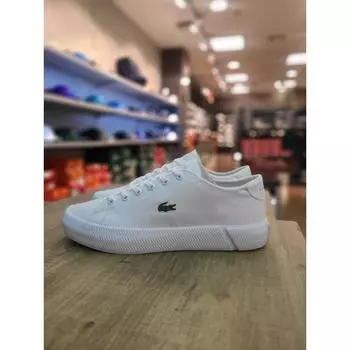 Lacoste [NC Fix] Lacoste женские кроссовки Grip Shot CV белые LASH34W004