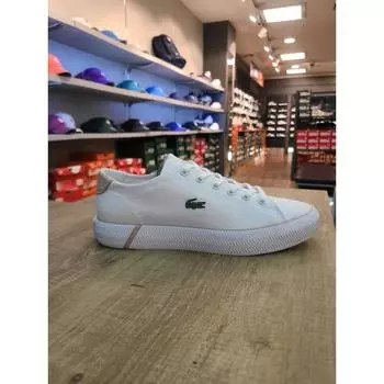 Lacoste [NC Fix] Lacoste женские кроссовки Grip Shot CV белые розовые LASH34W003