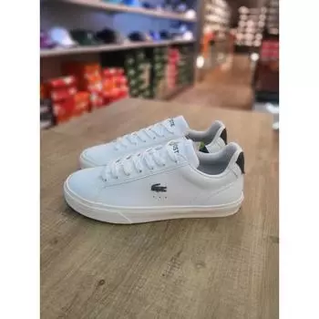 Lacoste [NC Fix] Lacoste женские кроссовки LeRonde Pro белые зеленые LASH34W007