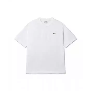 LacosTe One Piece X LacosTe AnimaTion Loose FiT T shirT whiTe Black 001/3