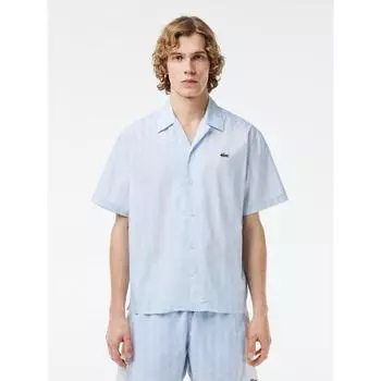 LacoSte [onLine OnLy] Men S L Logo Aop Short SLeeve Shirt Ch8792 54g Wb5 q2nCh8792 54gWb5 038