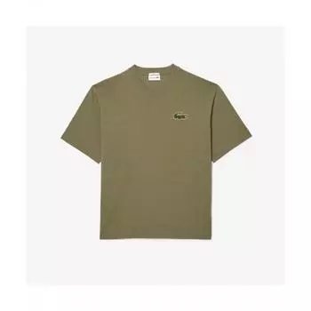 LacosTe Public Boucle Big Croc ShorT Sleeve T shirT [khaki] 00S