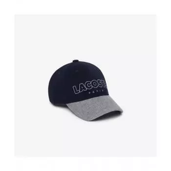 Lacoste Public Wool Mix Color Block Baseball Cap [navy] 0TU