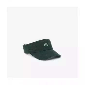 Lacoste Солнцезащитный козырек для гольфа Public Corduroy [темно-зеленый] 0TU