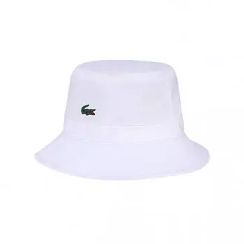 Lacoste Sports Bucket Hat Ivory Rk212e 53gws FREE999
