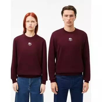 Lacoste Unisex Casual Crewneck Sweatshirt Sh2736 54n Bzd 0XS