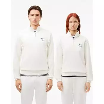 Lacoste Unisex Casual Half Zip Sweatshirt Sh2735 54n 70v 0XS