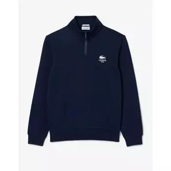Lacoste унисекс повседневная толстовка с застежкой-молнией на половину длины Sh2735 54n 166