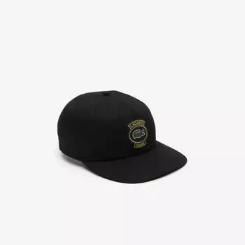 LACOSTE Universal Croc Waffen Snapback Shape бейсболка [черный] 0TU