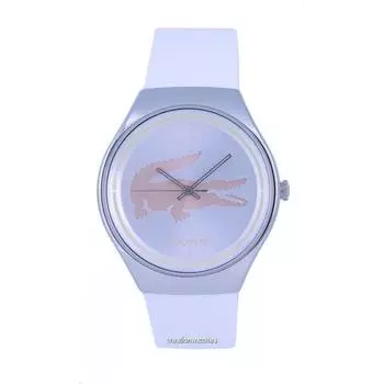 Lacoste Valencia Кварцевые женские часы с кремниевым белым циферблатом LA-2000838