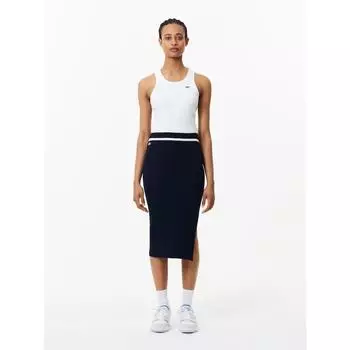 Lacoste Women 3d Knit Long Skirt Jf8109 54g Hhw q2nJf8109 54gHhw 034