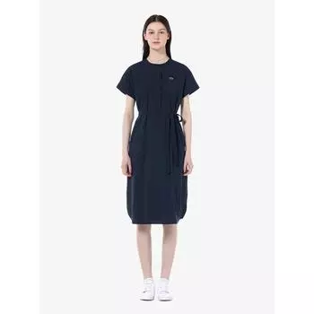 Lacoste Women Round Neck Short Sleeve Shirt Dress Ef119e 54g 166 q2nEf119e 54g166 034