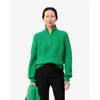 LacoSte Women S 3d Half Zip Up Sweater Af2528 54n Ldm 034