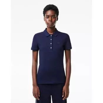 LacoSte Women S 4 Button Slim Fit Polo Shirt Pf5462 54g 166 034