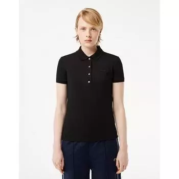 LacoSte Women S 4 Button Slim Fit Polo Shirt Pf5462 54g 031 034