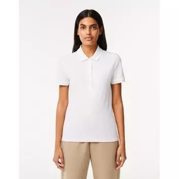 LacoSte Women S 4 Button Slim Fit Polo Shirt Pf5462 54g 001 034