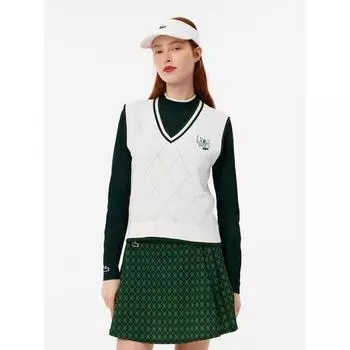 LacoSte Women S Argyle Pattern Golf veSt Af2763 54n 0lp q2nAf2763 54n0lp 034