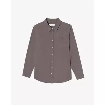 LacoSte Women S bruShed Cotton Shirt Cf318e 54n Six 034