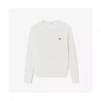 LacoSte Women S Cable Crewneck Sweater [cream] 034