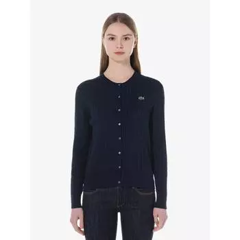 LacoSte Women S Cable Long Sleeve Cardigan Af216e 54g 166 q2nAf216e 54g166 034