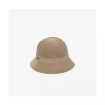 LacoSte Women S Corduroy Dome Bucket Hat [beige] 0TU