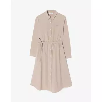 LacoSte Women S Cotton Flare Shirt dreSS Ef052e 54n 02S 034