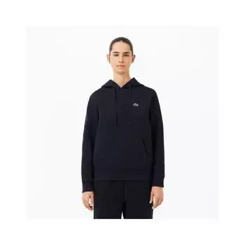 LacoSTe Women S Double Face Pique Hooded T ShirT Sf8346 54n Hde 034