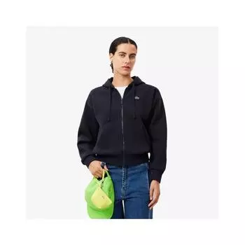 LacoSte Women S Double Face Pique Hoodie Zip Up Sf2669 54n Hde 034