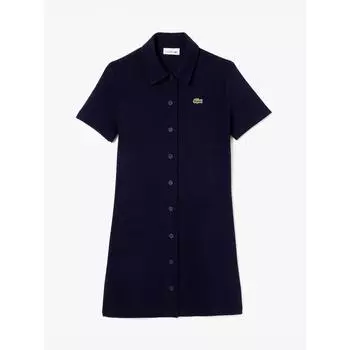 LacoSte Women S Double Side Pique Short Sleeve Shirt dreSS Ef6922 54g 166 q2nEf6922 54g166 038