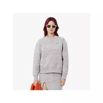 LacoSte Women S Flower Pattern reverSible Padded SweatShirt Sf2686 54n 2kq q2nSf2686 54n2kq 034