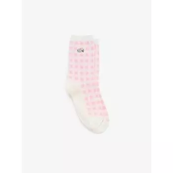 LacoSte Women S Gingham Check Middle SockS Ra013e 55g Hcz q2nRa013e 55gHcz 0TU
