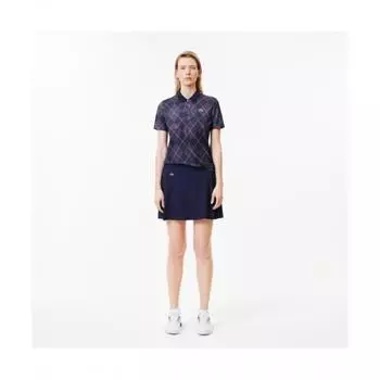 LacoSte Women S Golf Side Pleated Skirt [navy] 034