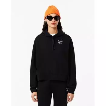 LacoSte Women S Graphic Point Hooded SweatShirt Sf2649 54n 031 034