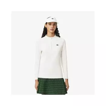 LacoSte Women S Half Zip Slim Fit SweatShirt Sf7518 54n 70v 034