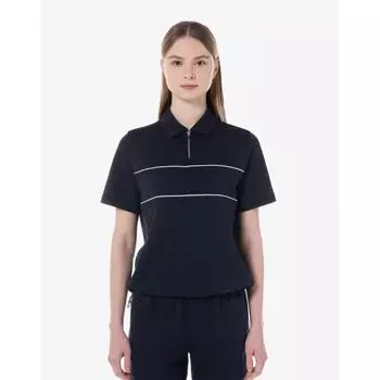 LacoSte Women S Half Zip Up Short Sleeve SweatShirt Sf323e 54g Hde 034