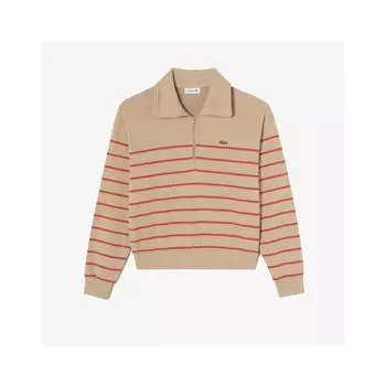 LacoSTe Women S Half Zip Up T ShirT Sf276e 54n 240 034