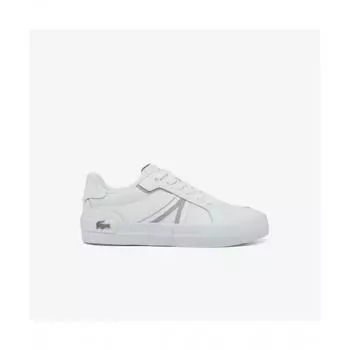 Lacoste Женские кроссовки S L004 ContraSt Leather [белый светло-серый] 220