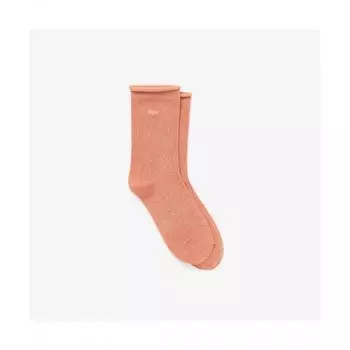 LacoSte Women S Lurex Middle SockS [brown] 0TU