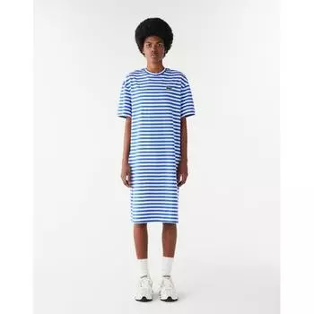 LacoSTe Women S Marine STriped T ShirT dreSS Ef2583 54g Iup 034