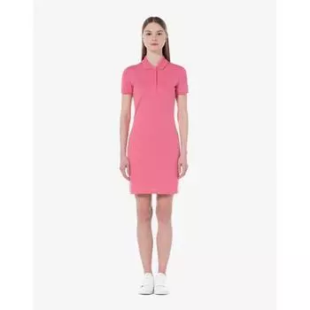 LacoSte Women S Mini Pique Stitched Polo dreSS Ef0082 54g Pqu 034