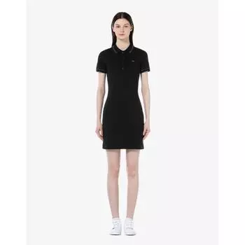 LacoSte Women S Mini Pique Stitched Polo dreSS Ef0082 54g 031 036
