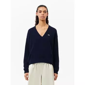 LacoSte Women S Ring SlingS V Neck Sweater Af9554 54n 166 q2nAf9554 54n166 034