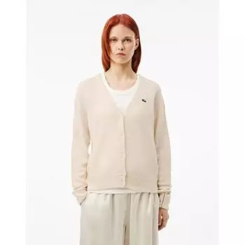 LacoSte Women S ringS ringS V Neck Cardigan Af9545 54n 70V 034