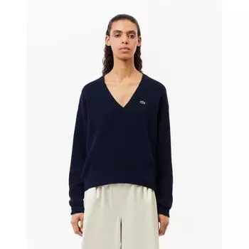 LacoSte Women S ringS ringS V Neck Sweater Af9554 54n 166 034