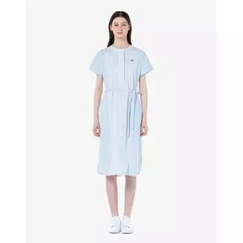 LacoSte Women S Round Neck Short Sleeve Shirt dreSS Ef119e 54g Iy3 036