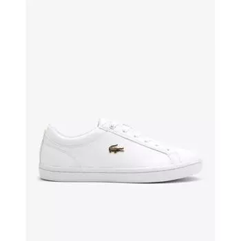 LacoSte Women S Straight Set Gold Croc SneakerS Rz0029w54g 216 220